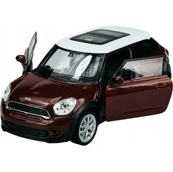 autíčko WELLY MINI COOPER S PACEMAN TMAVĚ ČERVENÝ 1:34 NOVÝ KOVOVÝ MODEL 43685