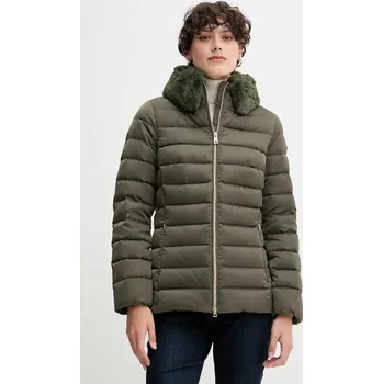 Péřová bunda Geox BETTANIE zelená barva, zimní, W5626T T3122 W5626T.T3122 77X, vel. 46