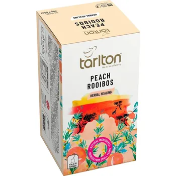 Čaj Peach Rooibos - přebal (TARLTON - papír 20x1,5g)