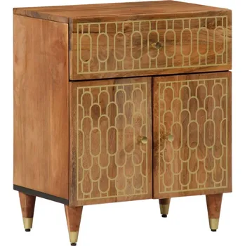 Noční stolek vidaXL Noční stolek 50 x 33 x 60 cm masivní mangovníkové dřevo [358331] Barva: medová hnědá