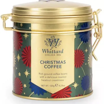 Káva Whittard Vánoční plechovka s oříškovou kávou 120 g