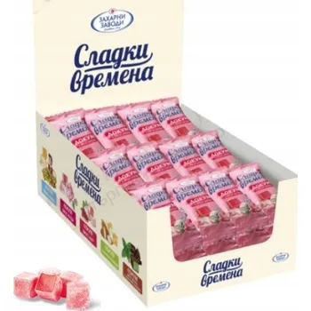 Bonbon Lokum Želé Želé Bonbony - Bulharská růže Delight 30 g Zaharni Zavodi 1500 g