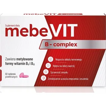 MebeVIT B-komplex, komplex vitamínů skupiny B, 60 tablet