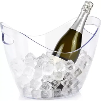 Nádoba na led Průhledný plastový kbelík na led 4 l