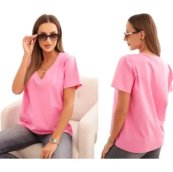 Kesi halenka s krátkým rukávem střih volná, univerzální velikost