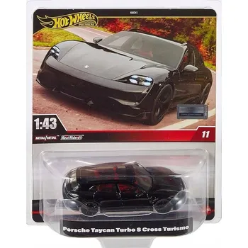autodráha Hot Wheels Premium 1:43 Porsche Taycan Turbo S Cross Turismo Číslo 11
