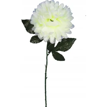 umělá květina Umělá Chryzantéma Bílá - Dekorace na Dušičky 70 cm