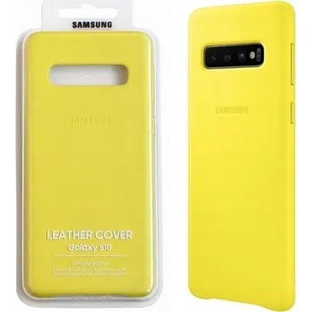 Pouzdro na mobilní telefon Zadní Kryt Samsung pro Samsung Galaxy S10 žlutý