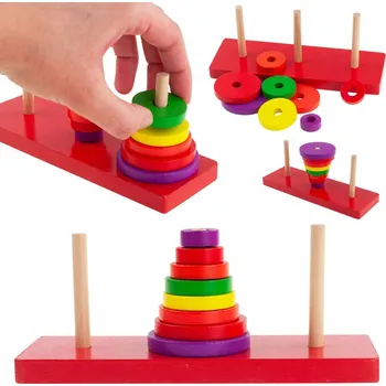 ostatní stavebnice Dřevěné Stavebnice Martom TG50053 , 10 ks.