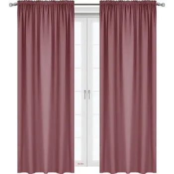 Závěs Fliying Dekorační závěs s řasící páskou Melanie 145x250 cm - růžový II