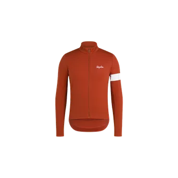 Cyklistická bunda Pánská zimní cyklistická bunda Rapha Core SIZE: L, COLOR_NAME: oranžová/bílá