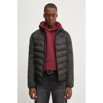 Pánská softshellová bunda Bunda Superdry pánská, černá barva, přechodná, M5011916A-02A M5011916A.02A 99X, vel. XL