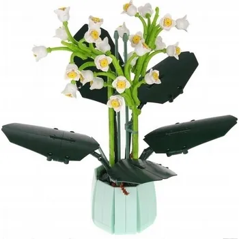 ostatní stavebnice Stavební Stavebnice květiny v květináči Bell Orchidej 610 dílů 101-2