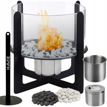 Biokrb Volně stojící biokrb HAGE 18 x 20 x 15,5 cm černý