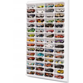 Komoda Police na autíčka angličáky hot wheels uzamykatelná bílá
