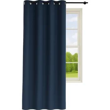 Obraz Závěs polozatemňovací 140x250 cm s kroužky, dekorativní, moderní