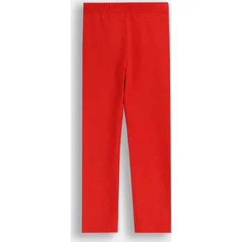 Dívčí legíny Dívčí legíny červené Vánoční dětské legíny vel. 140 Coccodrillo ZC5