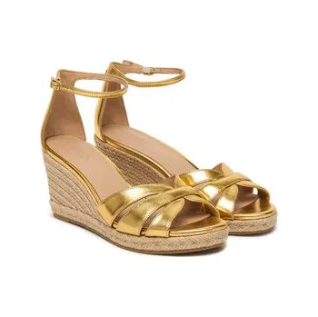 Dámské mokasíny LAUREN RALPH LAUREN Espadrilky Nellie 802P04434001 Zlatá 38