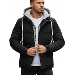 Pánská prošívaná bunda DStreet s kapucí TX5104 velikost L
