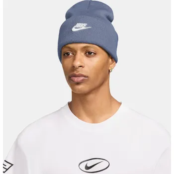 Čepice Nike zimní čepice beanie modrá, univerzální velikost