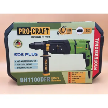 Pneumatické kladivo Vrtací kladivo Procraft SDS Plus 900 W