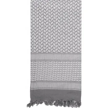 Šátek Šátek Shemag Palestina šedo/bílý