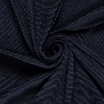 Úplet Nicky Velours rib modrá navy