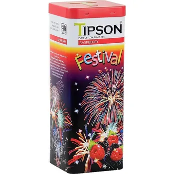 Čaj Festival Raspberry (TIPSON-plech 75g)