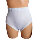 Dámské bavlněné kalhotky vysoký pas Evona Bibka Barva: Bílá, Velikost: 52