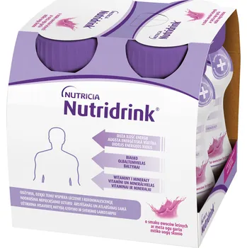 Speciální výživa Speciální výživa Nutridrink s příchutí lesních plodů 4 x 125 ml, bez lepku