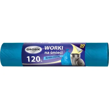 Pytle na odpadky Univerzální pytle na odpad Grosik extra silné 120 l 20 ks