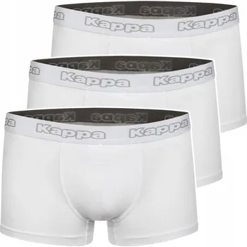Boxerky Pánské boxerky Kappa bílé bavlněné XL 3 ks