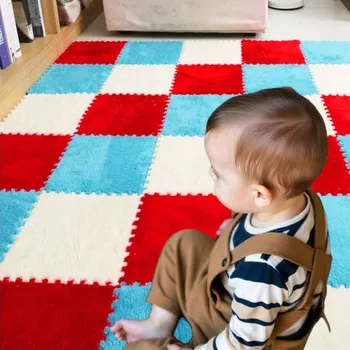 Puzzle Puzzle koberec SHORT modrý