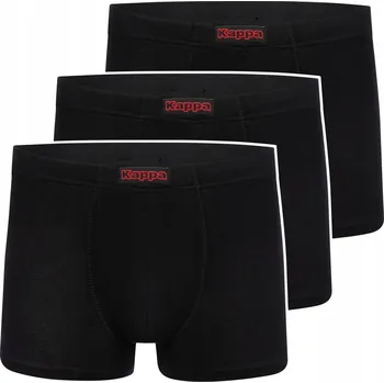 Boxerky Značkové boxerky Kappa slipy pánské bavlněné pohodlné 2 balení černé XL