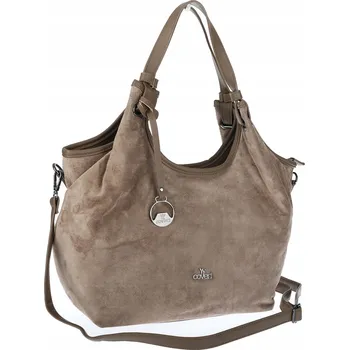 Kabelka Kabelka z eko kůže a semiše, béžová