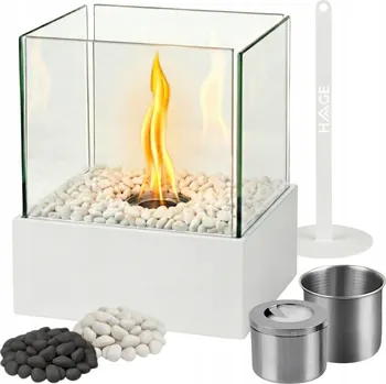 Biokrb BIOKRB VOLNĚ STOJÍCÍ BÍLÝ BEZ KOUŘE PRO DŮM ZAHRADU TERASU BIO KRB