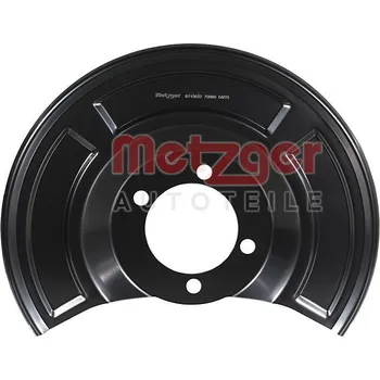 Brzdový kotouč Ochranný plech proti rozstřikování, brzdový kotouč METZGER 6115622