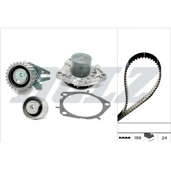 Vodní pumpa + sada ozubeného rozvodového řemene DOLZ KD301