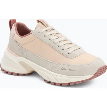 Dámská obuv Dámské boty Calvin Klein YW0YW02075 Hike Runner Mg Nylon Mix whisper pink/dark ecru/dusty rose
