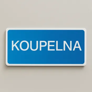 Koupelna Samolepka 190 x 90 mm tl. 0.1 mm - Kód: 08339