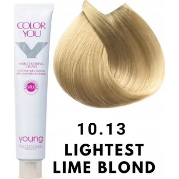 Barva na vlasy Young barva na vlasy 10.13 (Světlý popelavě pískový blond) 100 ml