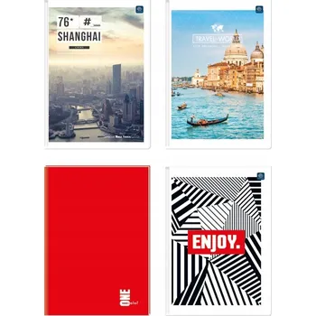 Sešit B5 s mřížkou Interdruk, 160 listů