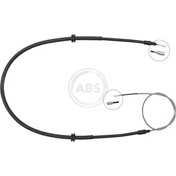 Lanko parkovací brzdy Tažné lanko, parkovací brzda A.B.S. K15015