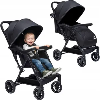 Kočárek DĚTSKÝ SPORTOVNÍ KOČÁREK LUNA DO 22 kg AUTOMATICKÉ SKLÁDÁNÍ VYSOUVACÍ RUKOJEŤ