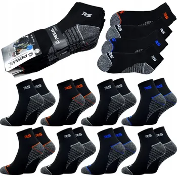 Pánské ponožky 8 x KOTNÍKOVÉ PONOŽKY BAVLNĚNÉ TERMOAKTIVNÍ PONOŽKY 40-44