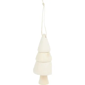 Obraz Dřevěná ozdoba na stromeček DIY k malování, dřevěná, 12 cm