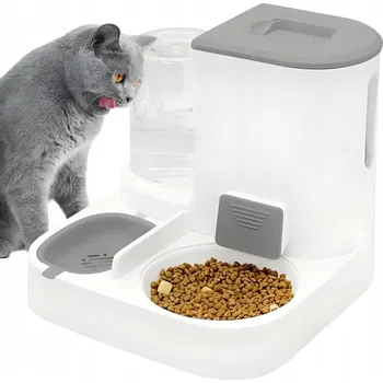 Miska pro psa DÁVKOVAČ KRMIVA A VODY PRO PSA KOČKU ZVÍŘATA 2v1