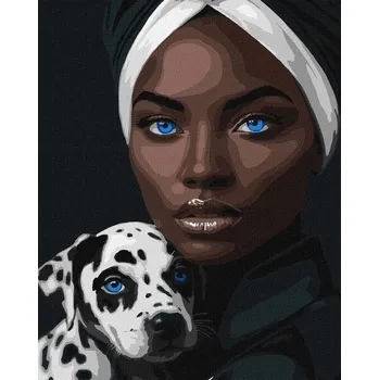 Malování podle čísel 40x50 IDEYKA na rámu