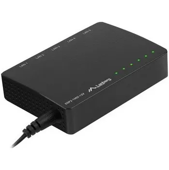 Switch LANBERG switch 5x 1Gb/s 12V