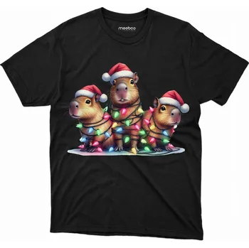 Chlapecké oblečení Meeboo dětské tričko černé bavlna velikost 152